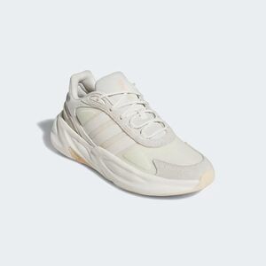 Adidas Men's Ozelle Cloudfoam Trainers Beige/Lite Grey Sneakers Size 10